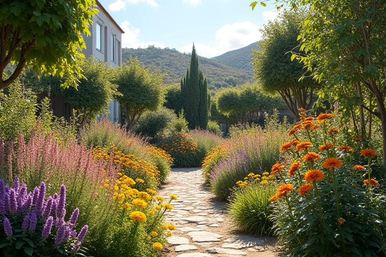 Jardín con plantas nativas valencianas